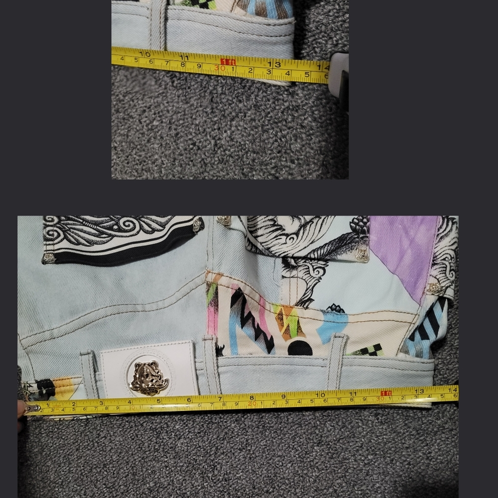 🌟Host Pick🌟Gianni Versace Blue DenimJeans size 26 - Picture 10 of 12